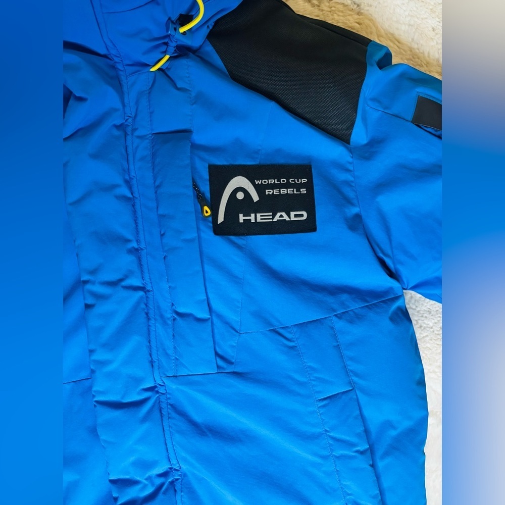 Vintage Head Blue Waterproof Ski Snow  Winter Parka Jacket Coat Size: Medium - Picture 8 of 14